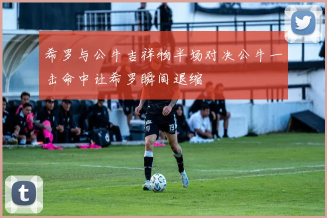 希罗与公牛吉祥物半场对决公牛一击命中让希罗瞬间退缩